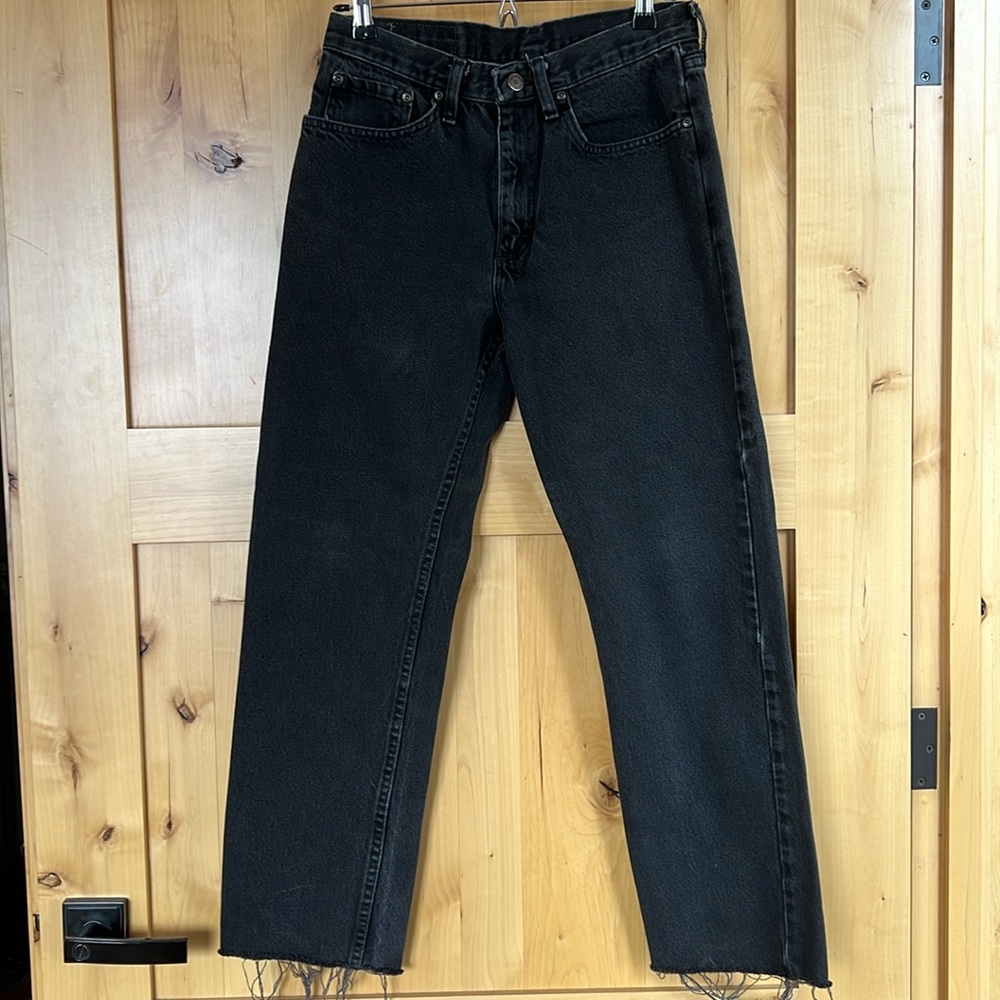 Vintage wranglers, washed black